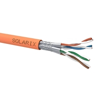 Кабел cat. 7 S/FTP 1000 MHz Cca s1 d1 a1 LSOH - 500 m - Solarix 27000007