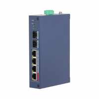 6 портов мрежов комутатор 4 gigabit порта PoE + 2 порта SFP - DAHUA CHS4206-4GT-90