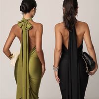Елегантна макси рокля „Olive & Noir