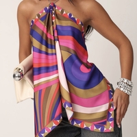 Топ “Violet Scarf”