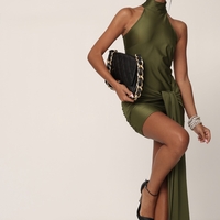 Елегантна рокля „Olive Statement“
