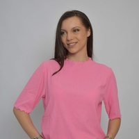 Тениска Only Carmakoma - Pink