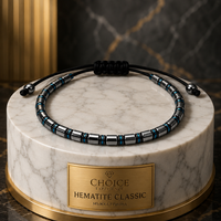 Мъжка гривна Hematite Classic