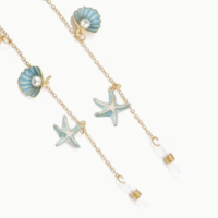 Fashion Starfish Shell Decorated Eyeglasses Chain