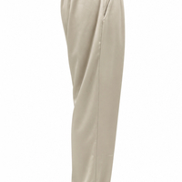 Satin Sporty-Elegant Two-Piece Set in Ecru/2183/