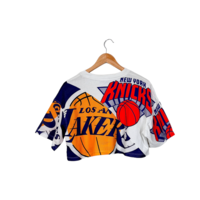 Bershka NBA cropped дамска тениска (M)