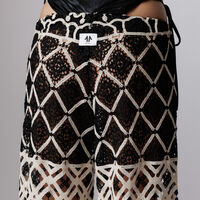 CROCHET WIDE-LEG PANTS