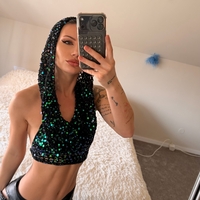 Shimmer Hooded Top