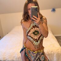 Shimmer Mosaic Skirt