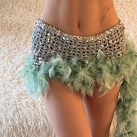 Shimmer Feathers Skirt