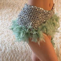 Shimmer Feathers Skirt