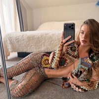 Shimmer 3/4 Chain Pants