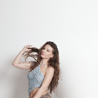 Backless Shimmer Blue Top