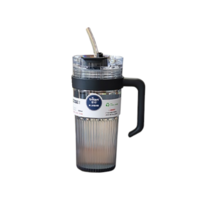 Pahar cu apa din plastic cu paie - DL24613 - 850 ml - 839406