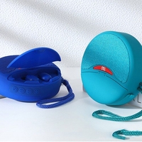 Difuzor Bluetooth wireless cu căști - TG-808 - 883808 - Albastru deschis