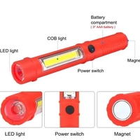 Lanterna Mini LED Reincarcabila - Stick - 909A - 219095 - Rosie
