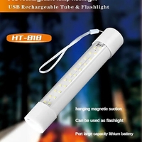 Tub de iluminat LED reîncărcabil cu lanternă - HT818 - 80W - 251476