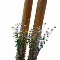 Natural Beeswax candle for special life events