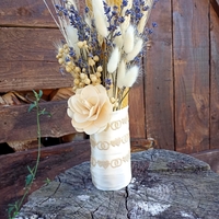 Natural Beeswax candle for special life events