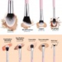 Makeup brushes BEILI Pink