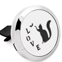 Odorizant Tip Difuzor Auto NEO™ pentru Difuzarea Pasiva a Uleiurilor Esentiale, model Baby CatLove