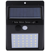 Lampa Solara de Perete, cu Senzor de Miscare si Lumina, 30 LED-uri, Neo™