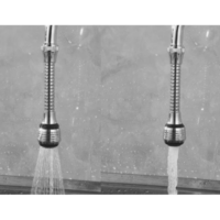 Prelungitor Universal Neo™ pentru Robinet 13 cm, 2 Fluxuri, Argintiu