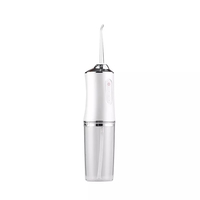 Irigator bucal si oral profesional PPS Pulse® Neo™, 140 PSI, Functie masaj, rotatie 360°, portabil, 4 moduri, acumulator 1400mAh, 4 duze incluse, 220 ml, alb