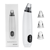 Aparat indepartat puncte negre, Neo™ Premium, cu vacuum, 3 capete, Puteri ajustabile, Ingrijire faciala, Curatare faciala, Acnee, cu Baterii, Alb