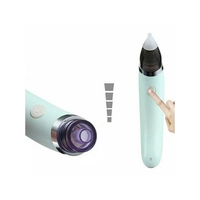Aspirator Nazal pentru Copii - 5 Trepte de Putere, 2 Capete de Silicon, Albastru