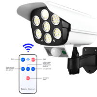 Lampa Solara Tip Camera Falsa 77 LED cu Panou solar, 10 W, Senzor miscare, 1200 mAH, Design Realist, Alb, Neo™