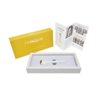 Dispozitiv de masaj si ingrijire faciala pentru ochi, Neo™ cu functie de racire, antirid, elasticitate, Alb