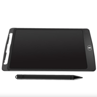 Tableta Digitala Color 12 inch, de Scris si Desenat cu Ecran LCD, pentru Copii, 29 cm, Negru, Neo™
