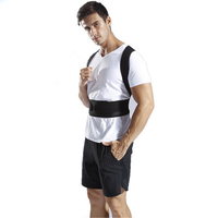 Corector pentru postura pentru coloana si spate Neo™ Premium, unisex, dimensiune reglabila, Negru