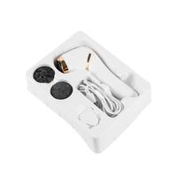 Pila electrica profesionala pentru talpi si calcaie Onebuy®, 3 Discuri rotative, Curatare umeda si uscata, Reincarcabila USB, 2 setari de viteza, Alb