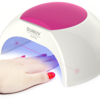 Lampa Profesionala Manichiura Pedichiura, Neo Sun 2C, Uscare Unghii UV 33 Leduri cu Temporizator si Senzor de miscare, Timer, 48W