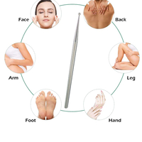 Dispozitiv Masaj si ingrijire Faciala Pin Neo™ tip tija metalica, pentru rejuvenare faciala si reflexologie/masaj facial, otel inoxidabil