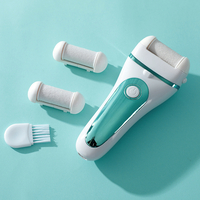 Aparat indepartare bataturi si piele uscata Calus Neo™ Foot Polisher V601, display digital, iluminare LED, incarcare USB, capat suplimentar si 3 role microminerale, 2000 rpm, Verde