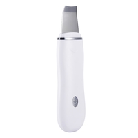 Aparat de curatare faciala cu ultrasunete, Neo™ Skin®, lifting ten, skin scrubber, spatula indepartare puncte negre, hidratare, peeling, Alb