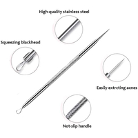 Set 7 ustensile puncte negre, NOUSEG, Inox, Argintiu