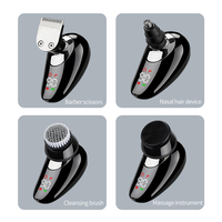 Aparat de ras electric 7D, Neo™ 7 Blade Samurai®, multifunctional, fara fir, incarcare USB, 100% rezistent la apa, 7 lame independente, usor de curatat, sistem 7 in 1, Silver