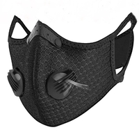 Masca de protectie textila cu filtru, detasabil, reutilizabila, Neo Tex Filter, Neagra