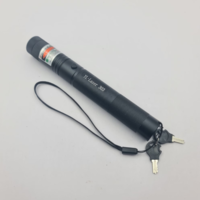 Laser Verde Neo™ cu Acumulator si Cheie de Blocare, 16 cm, Negru