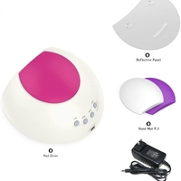 Lampa unghii SUNUV, profesionala, UV LED 48W, , duala, timer, senzor miscare, detasare magnetica