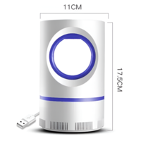 Aparat electric cu Lampa UV Anti-tantari Neo™, pentru interior, ventilator cu aspiratie prin fotocataliza, Alimentare USB, alb