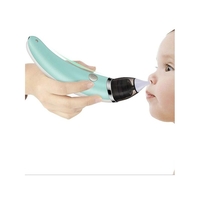 Aspirator Nazal pentru Copii - 5 Trepte de Putere, 2 Capete de Silicon, Albastru