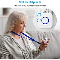 Buton SOS de Panica pentru varstnici Neo™ Tuya®, Aplicatie Smart, fara WIFI, Alb/Rosu