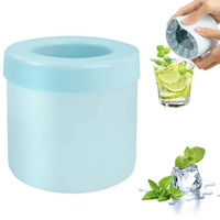 Forma Gheata Pentru Racirea Bauturilor, Neo™ Ice-Ice-Baby®, din Silicon Fara BPA, fara Capac, Cuburi Gheata, Verde