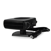 Aeroterma Auto 200W pentru Alimentare la Priza Auto 12V - Functie de Aer Calde si Rece, Culoare Negru, Buton On/Off, MKT™