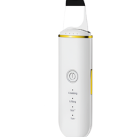 Aparat de curatare faciala cu ultrasunete NEO™, lifting ten, skin scrubber, indepartare puncte negre, hidratare, peeling, Alb